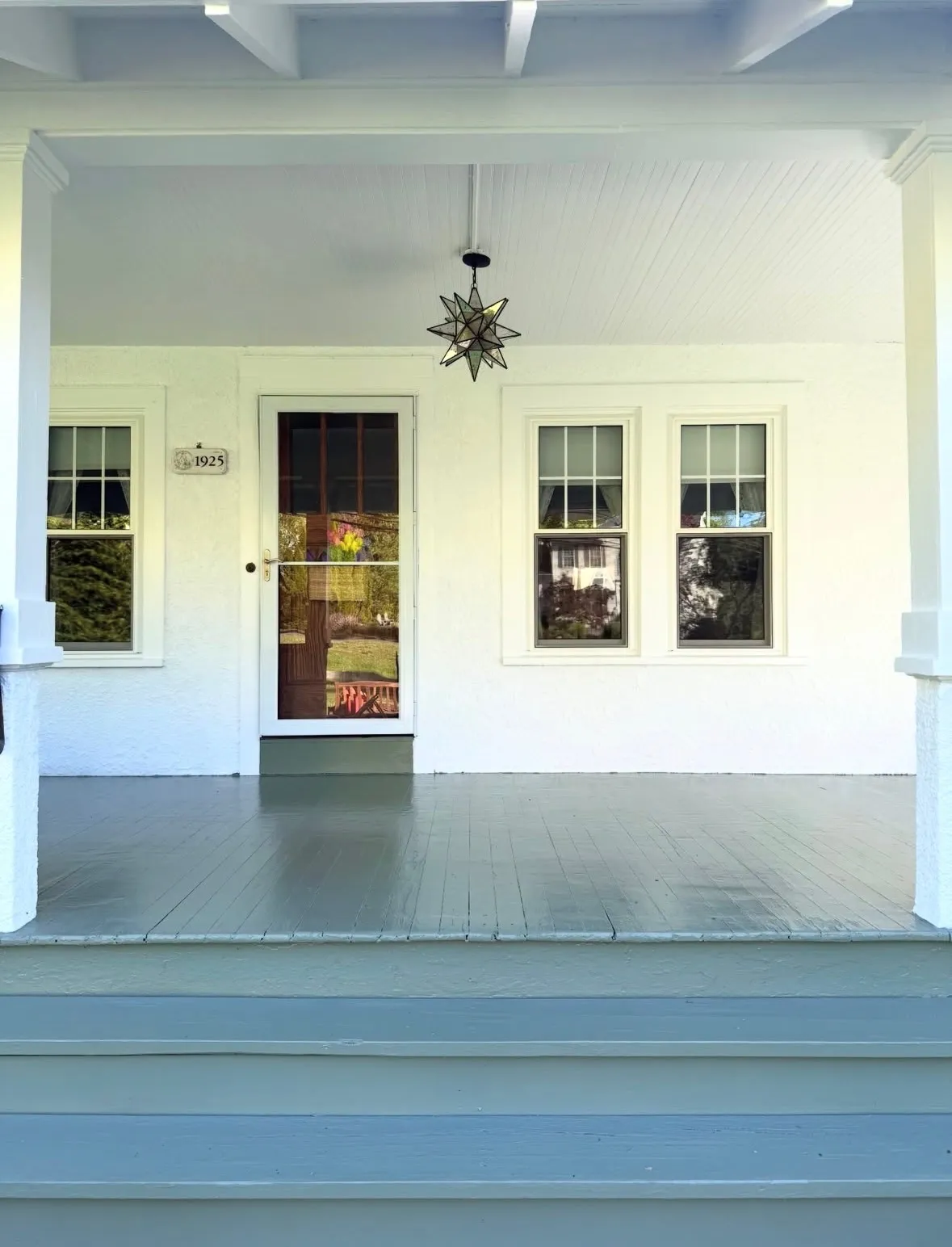 After — Front porch refinished