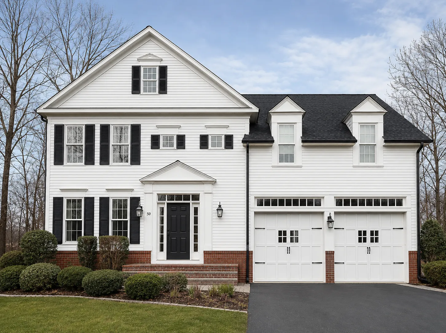 Colonial home in Central Connecticut after refinishing by Jim's Quality Painting