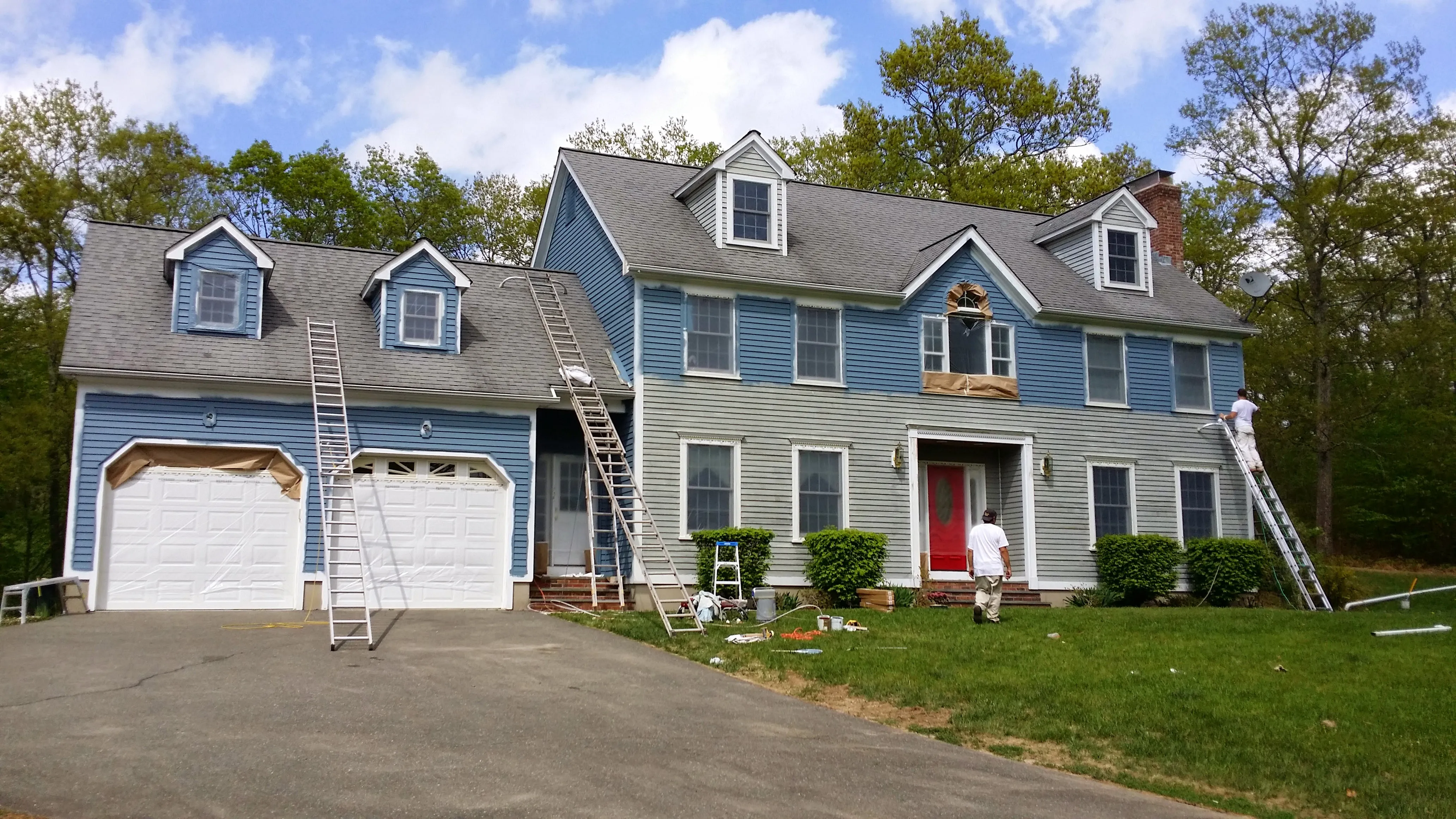 Before — Full exterior home repaint