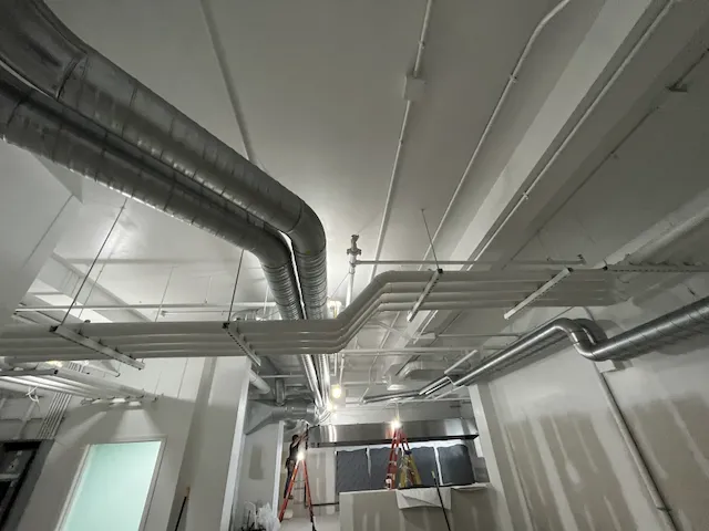Commercial building with a professional, clean paint job